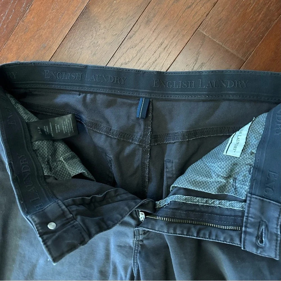 English Laundry Chino Pants grey 30x34 cotton stretchy - Picture 4 of 7